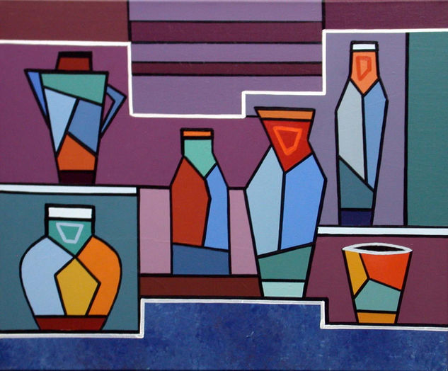 Bodegon Acrylic Canvas Still Life Paintings