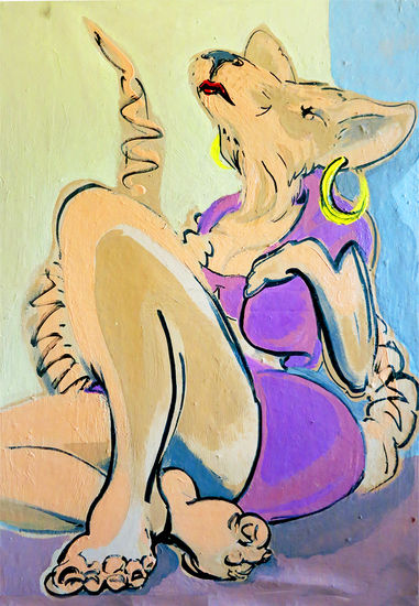 princesa de esquina Acrylic Canvas Animals