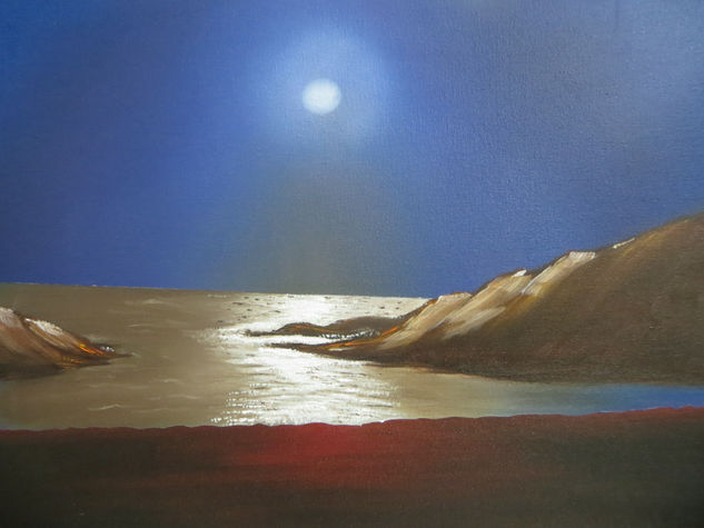 PLAYA NOCTURNA Oil Canvas Landscaping