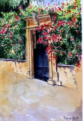 Puerta del jardin