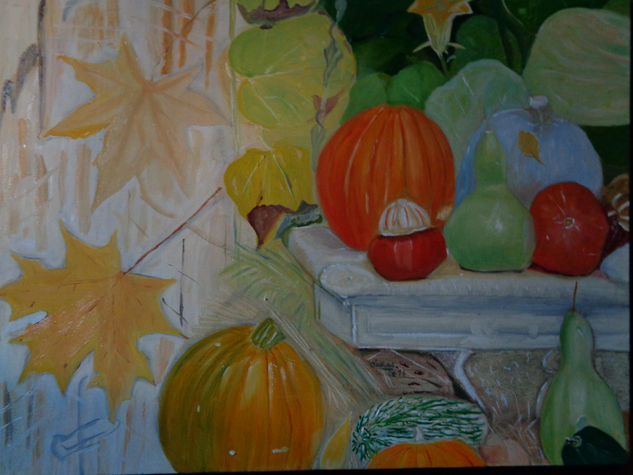 CALABAZAS DEL BOTÁNICO Oil Canvas Others