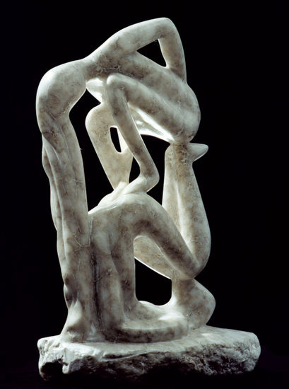 Amnon and Tamar by Shimon Drory Marble Abstract