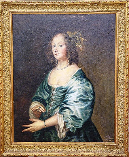 copia de Mary Ruthven de Van Dyck Óleo Lienzo Retrato