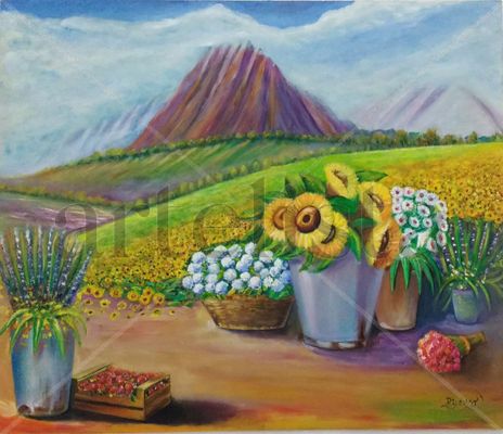 Campo de girasoles