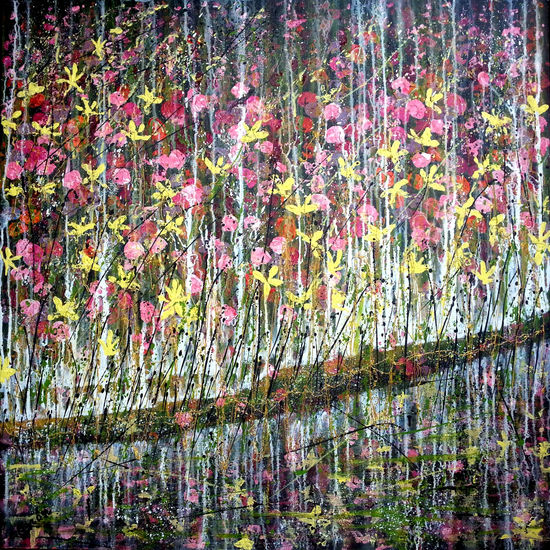 Silvestre 12 Acrylic Canvas Floral Painting