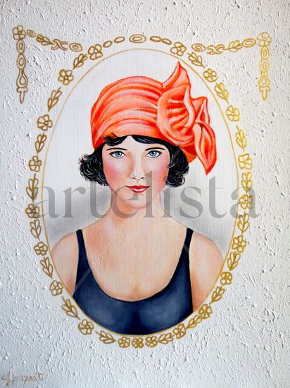 GLAMOUR Nº 19 Acrylic Panel Portrait