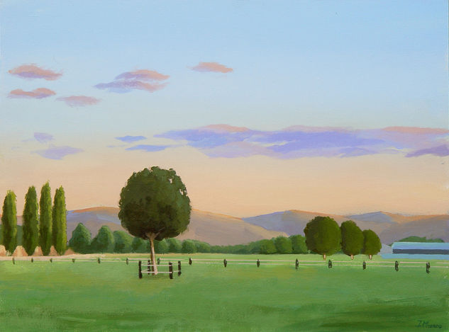 Atardecer en San Isidro 2 Acrylic Panel Landscaping