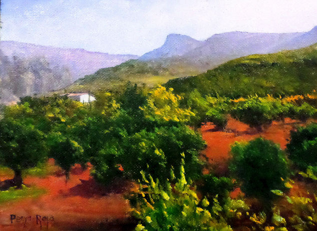 La Sierra de Tramontana Oil Canvas Landscaping