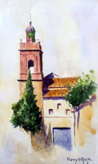 Convento de las dominicas Watercolour Paper Landscaping