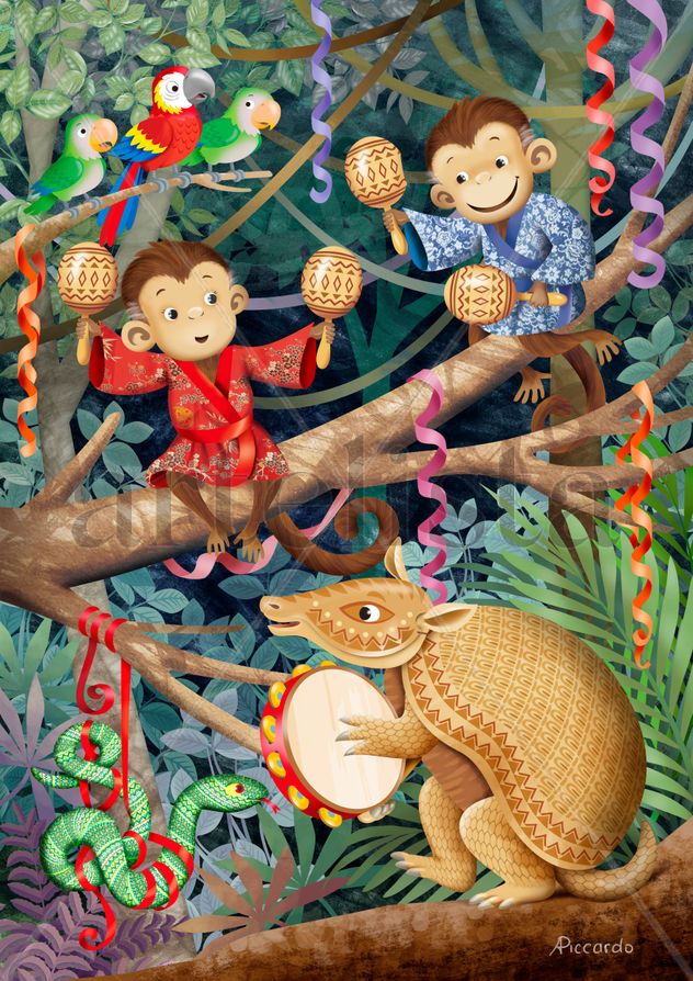 Carnaval en la selva tropical