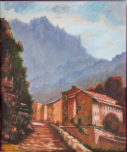 Caserío en la sierra