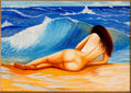 baño en la playa