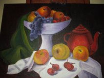 bodegon con frutas Oil Canvas Still Life Paintings