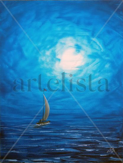 SOLOS Acrylic Canvas Marine Painting