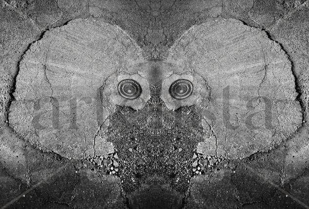 Comecocos mariposa Other Themes Black and White (Digital)