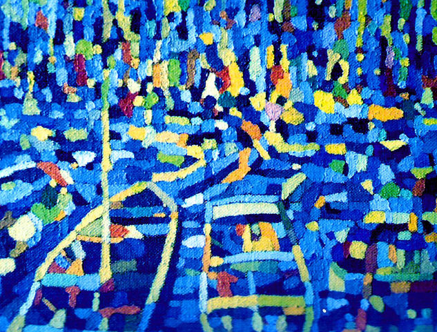 Movimiento - 23 Óleo Lienzo Marina