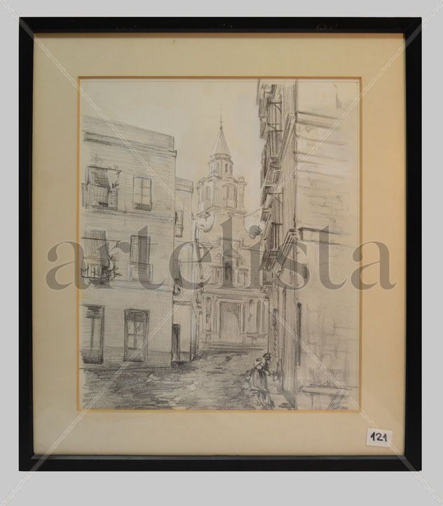 Dibujo Iglesia de La Palma(Cádiz)(121)