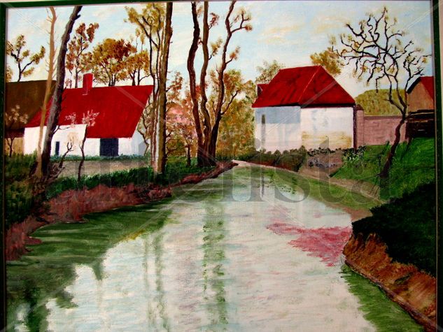 Otoño Oil Canvas Landscaping