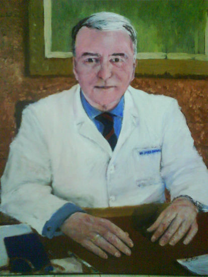 Fernández-Rañada Óleo Lienzo Retrato