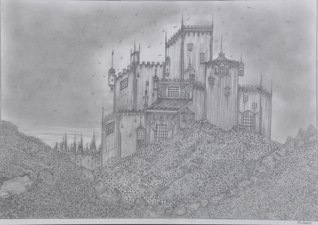 castillo medieval Pencil