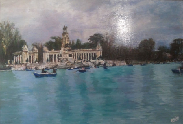 En el Retiro Oil Canvas Landscaping