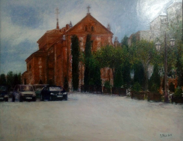 Ermita de Móstoles Oil Canvas Landscaping