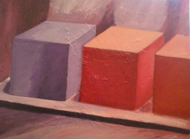 cubos Acrylic Canvas Still Life Paintings