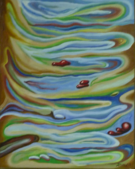 Turbulent Oil Canvas Others