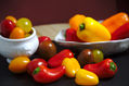 Pimientos y Tomates Cherry