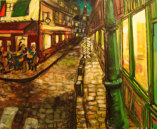 Montmartre 02 Mixed media Canvas Others