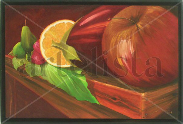 La Manzana Oil Canvas Still Life Paintings