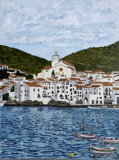 cadaques Media Mixta Tabla Paisaje