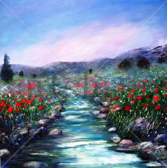 Soñando primaveras XI Acrylic Panel Landscaping