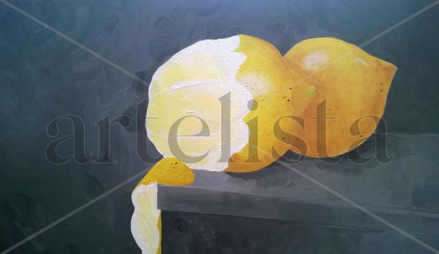 Limones Acrylic Panel Still Life Paintings