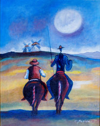 Dº Quijote y Sancho