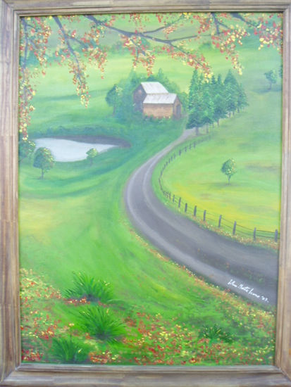 En algur lugar del mundo Acrylic Canvas Landscaping