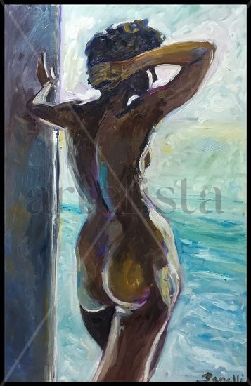 EVA Oil Canvas Figure Painting