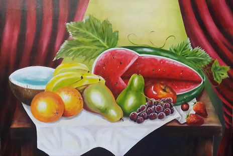 Bodegón de frutas