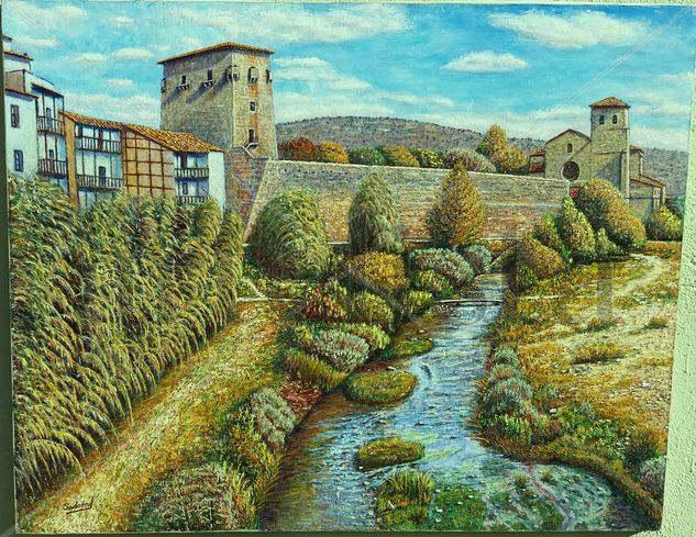 Colegiata de covarrubias Oil Canvas Others