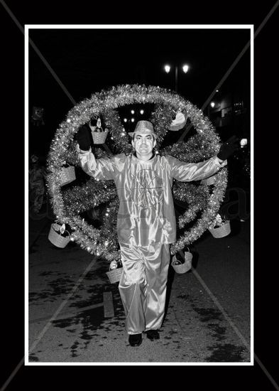 Circle Portrait Black and White (Digital)