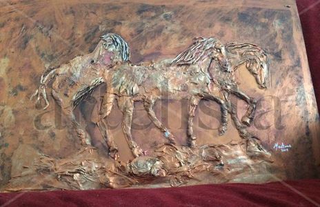 Caballos de bronce