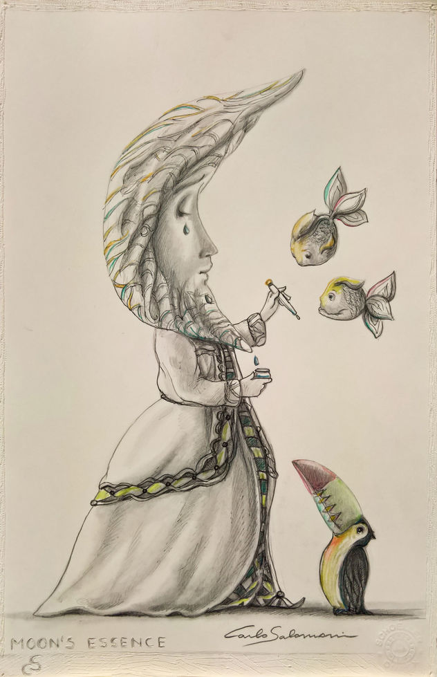 ESENCIA DE LA LUNA - ( Dibujo)