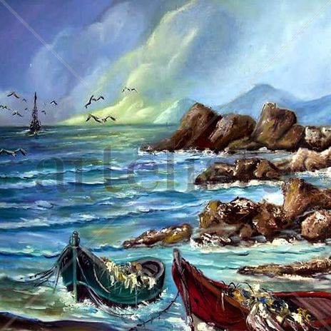 Marina con barcas