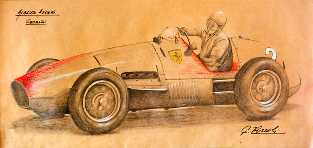 Ascari en Ferrari