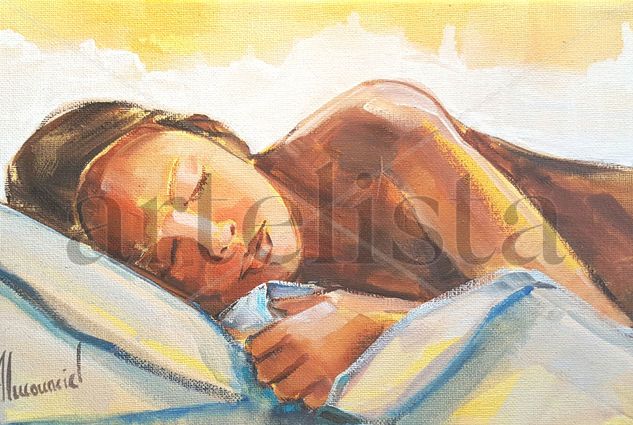 Sueño de mujer II Oil Canvas Figure Painting