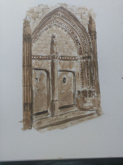 Iglesia San Bartolomé Tinta Papel Otros