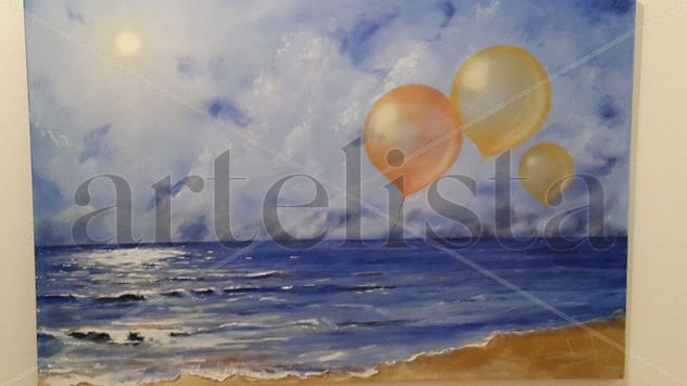 Globos Acrylic Canvas Marine Painting