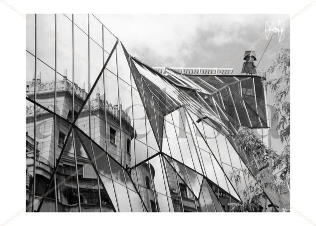 Origami house 1 bw Arquitectura e interiorismo Blanco y Negro (Digital)