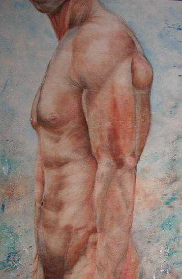 torso 2 Pastel Tabla Desnudos