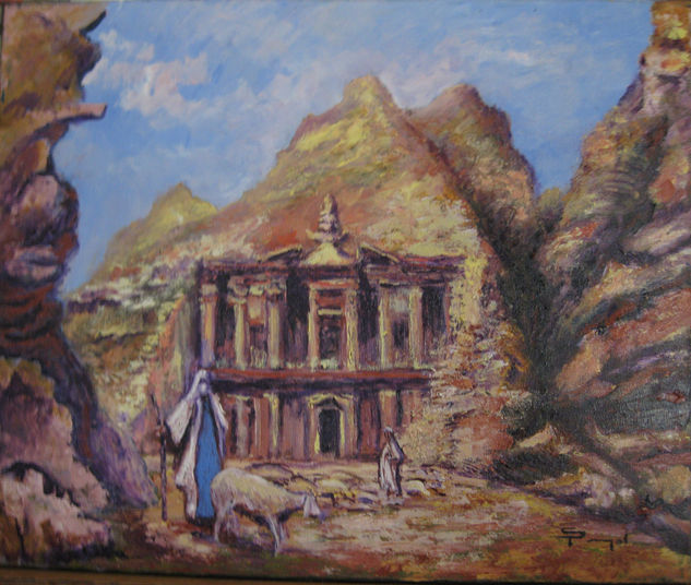 Petra Oil Canvas Landscaping